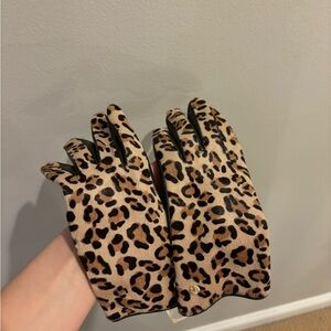 Kate Spade leopard gloves